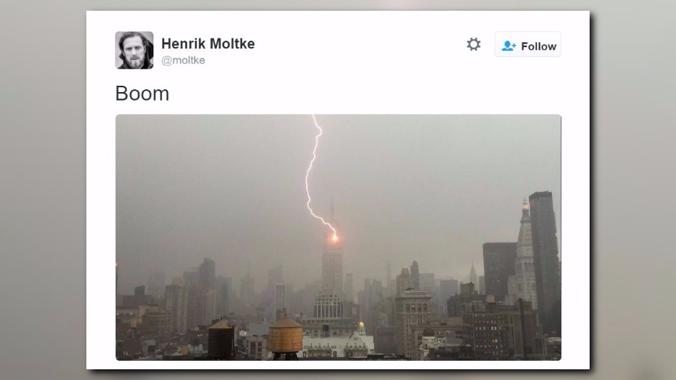 Empire State Building Struck By Lightning In Spectacular Video 